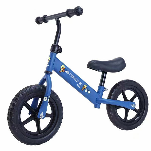 Bicicleta infantil |Sin pedales | A partir de 3 años |Ultraligera |Asiento manillar ajustables |Máx 40kg |Azul |Jett |Mobiclinic