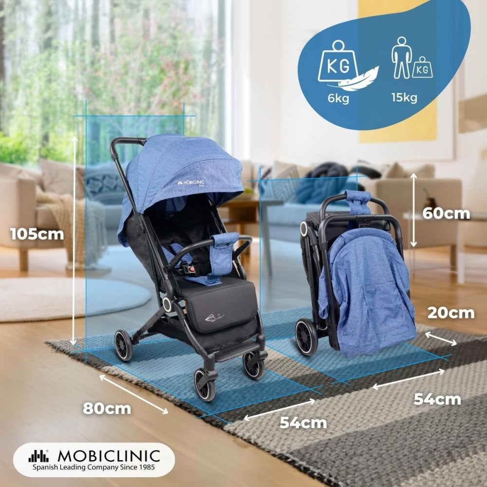 Silla paseo para bebe Compacta Plegable Monomando Para viajar Rep Mobiclinic