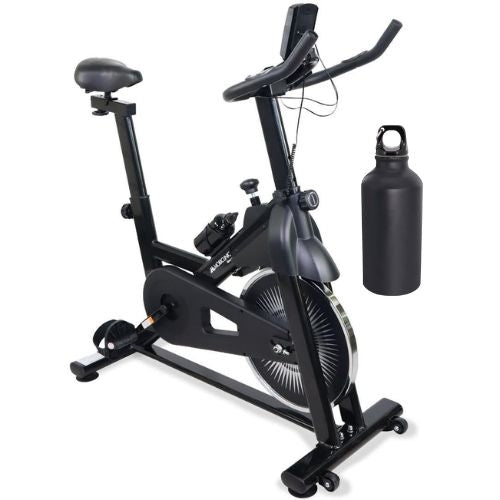 Bicicleta de spinning | Ajustable | Control de entrenamiento | Peso máx. 120 kg | Volante de inercia 6 kg | Teide | Mobiclinic