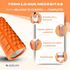 Rodillo de masaje | Gomaespuma | 14 x 33 cm | Versátil | Ligero | Evita lesiones | Varios colores | FitRoller | Mobiclinic
