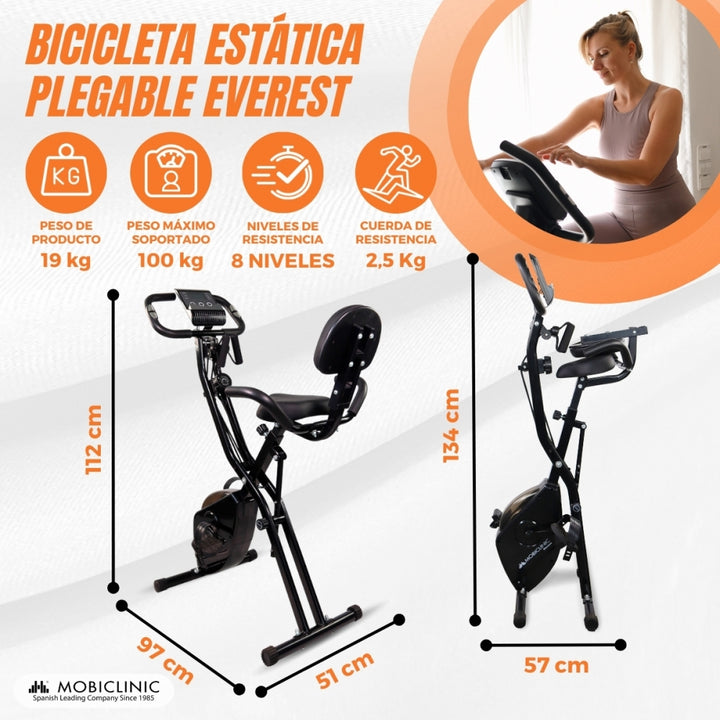 Estáticas Fitness La Tienda En Casa Bicicleta Estatica Plegable