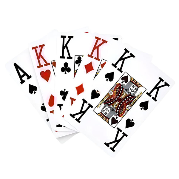 Baraja de cartas | Naipe | Baraja francesa | 56 cartas | Tamaño mayor |