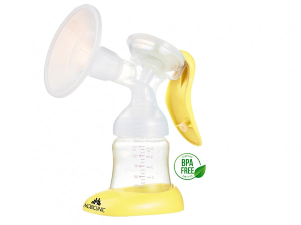 Extractor de leche manual | Mango ergonómico | Copa anatómica | Libre de BPA | Mobiclinic